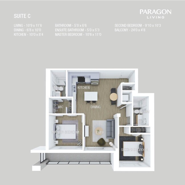 Plan d'étage - 1325 Jefferson Ave