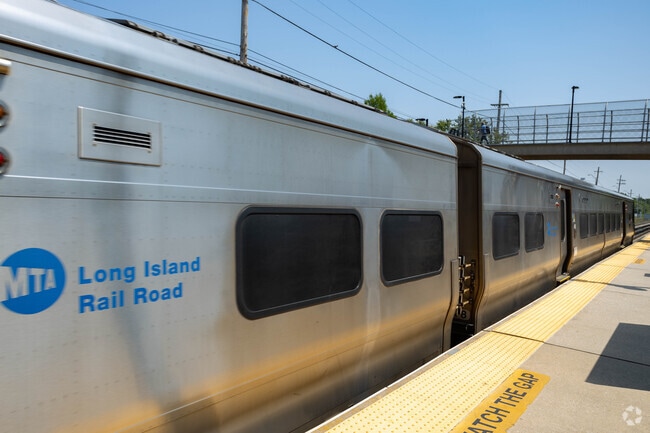 The distance from NYC to Brentwood, NY on the Long Island Railroad is only 41.1 miles.