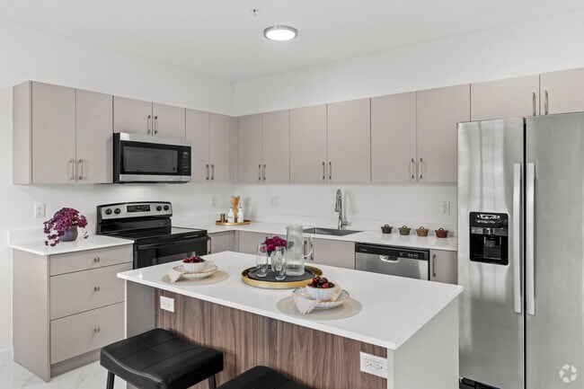 2 habitaciones, 2 baños - 890 pies cuadrados - Cocina - Flamingo Village