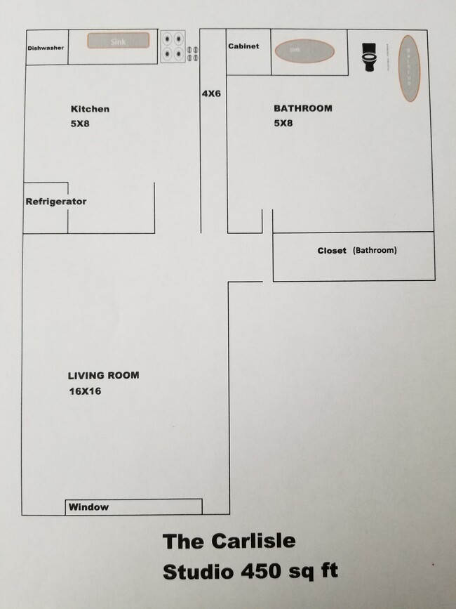 Plano de planta de STD - Windsor Park Apartments