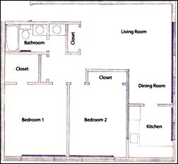 2BR/1BA - Iliff Gardens