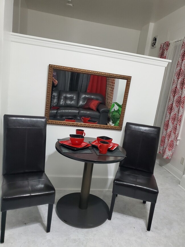 Dining area table/seating for two - 11 S 2nd St