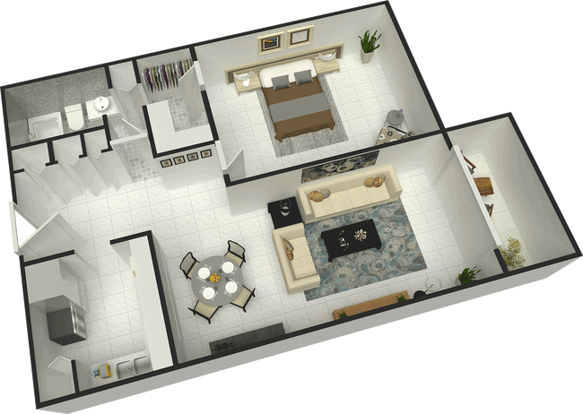 Floorplan - Aventura Oaks Apartments