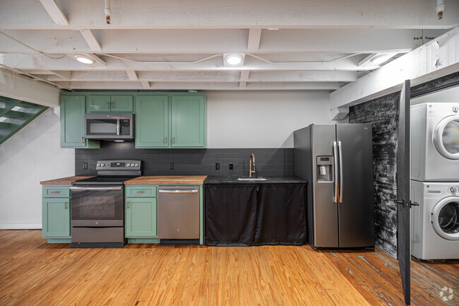 Studio - 777SF - Kitchen Area - The Lofts at The 1907