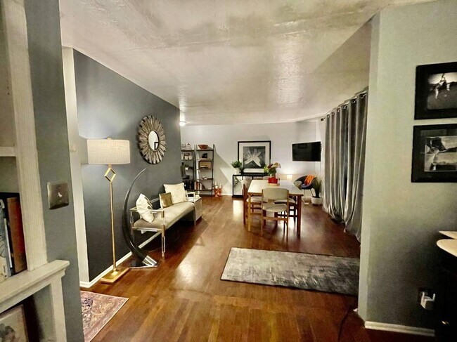 Upstairs Kitchen and Living Room (TV included in rent - cable not included) - 5606 SE Milwaukie Ave