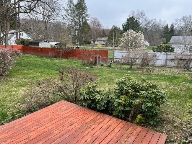 Backyard from Deck - 51 Arthursburg Rd