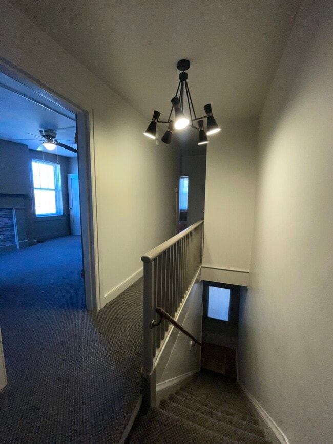 Top of staircase entry - 523 N 7th St