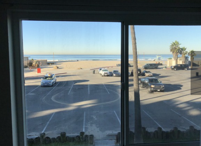 View from living room of unit #4. - 2209 Ocean Front Walk