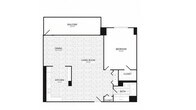 1 Bedroom, 1 Bath 960 SF A12R
