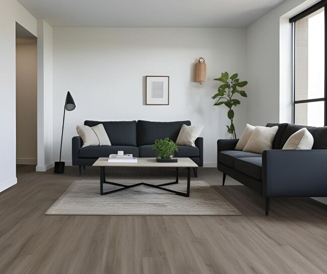 Visualizando el futuro: una representación de nuestro apartamento después de la renovación con los acabados previstos. - Edina Grand Apartments