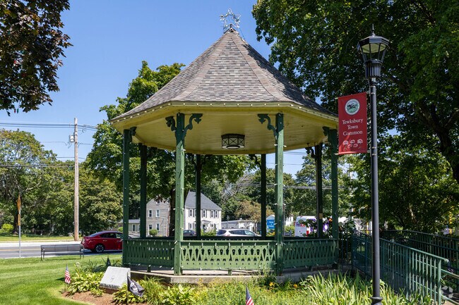 The Tewksbury Town Common and its gazebo provide the perfect place for community gatherings.
