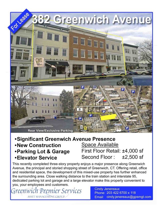 Folleto/volante de marketing - 382 Greenwich Ave