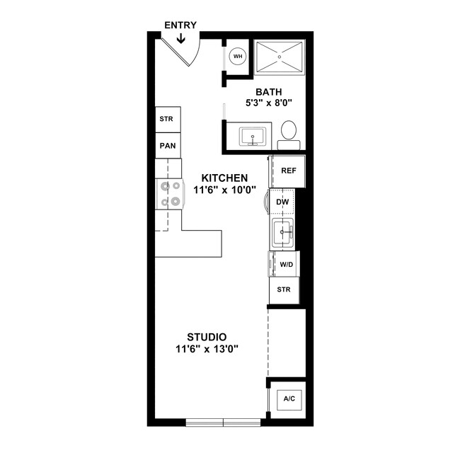 Studio Small - Canyon View Apartments