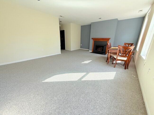 Living room with working wood fireplace - 1331 Vermont Ave NW