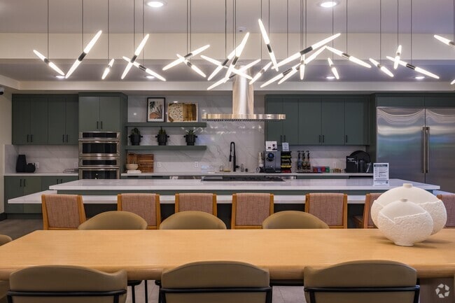 Demonstration Kitchen with Dining Areas - Aspire at Flamingo Grand