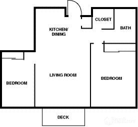 2 habitaciones Dividido - Oak Gardens