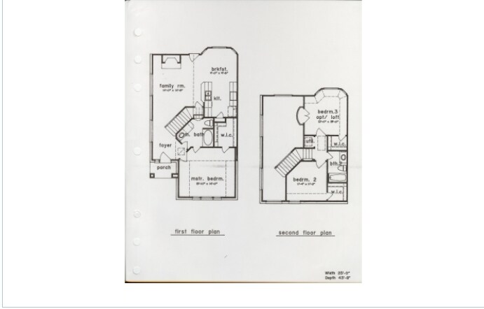 Floorplan - Park Avenue Townhomes