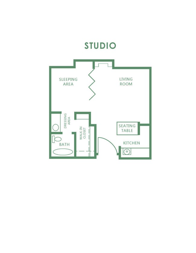 STUDIO - The Palms Apartments