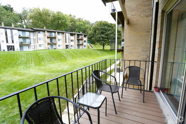 Balcony - Crane Village Apartments