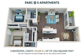 Two Bedroom Plan A