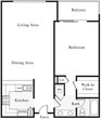 1 Bedroom K