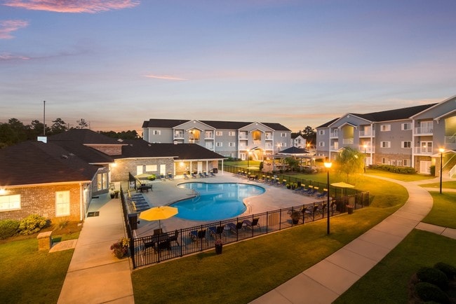 EVENING VIEW OF POOL - Palisades at Ballentine
