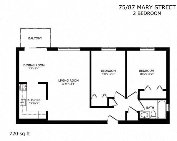 Floorplan - Thamesview Apartments 87