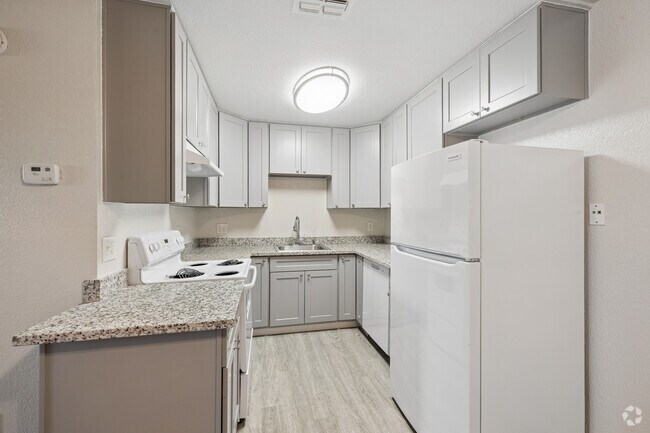 1 dormitorio, 1 baño - 598 pies cuadrados - Cocina - Cedar Ridge Apartments