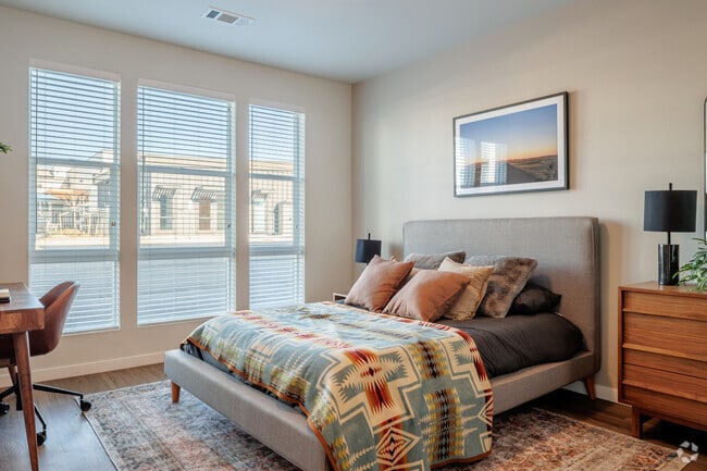 1BR, 1BA - 809SF - Bedroom - Marlon at Central Park