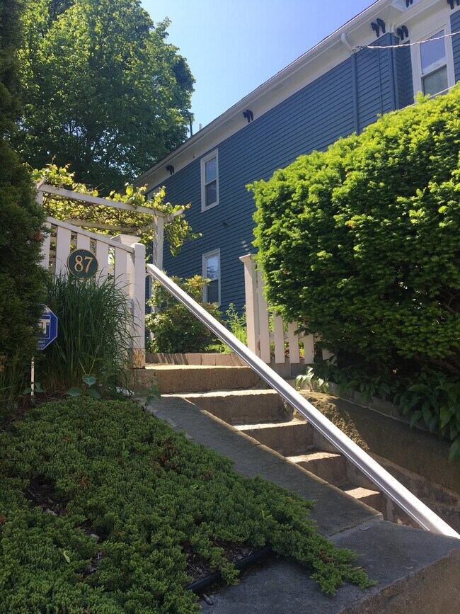 Escaleras de entrada - 87 Irving St