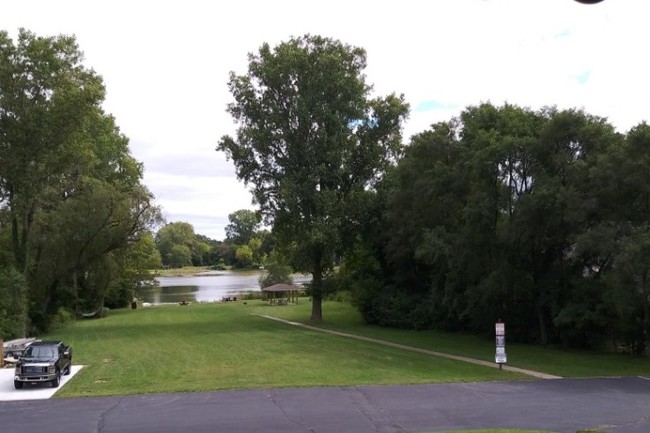 View from balcony - Hawk Lake Apartments & Townhomes