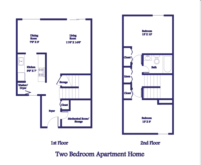 2BR/1BA - Wyndamere Apartments