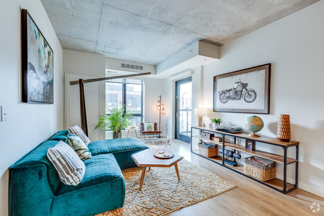 2HAB, 1BA - Sala de estar - HQ Apartments