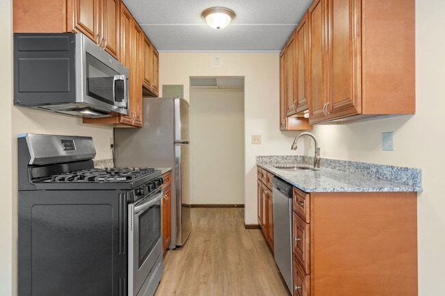 Remodeled 2BR Kitchen - River Bluff Apartments