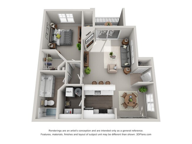 Brittany Springs Bordeaux Plus Primer Piso - Brittany Springs Apartment Homes