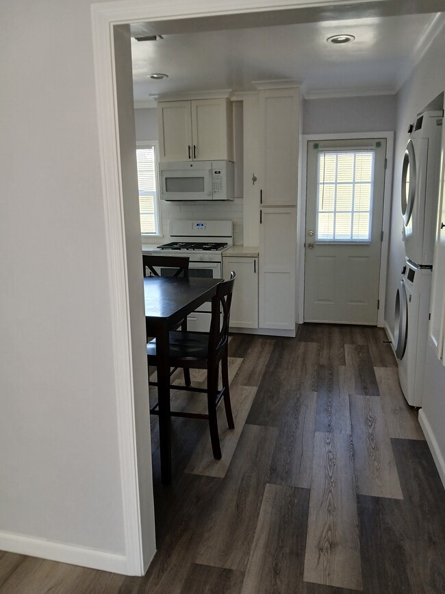 Backdoor, and entrance to kitchen and dining area - 1526 N Buena Vista St