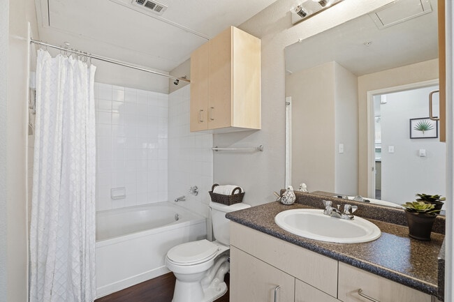Bathroom with Towel cabinet and undersink storage - Grand Estates at Kessler Park