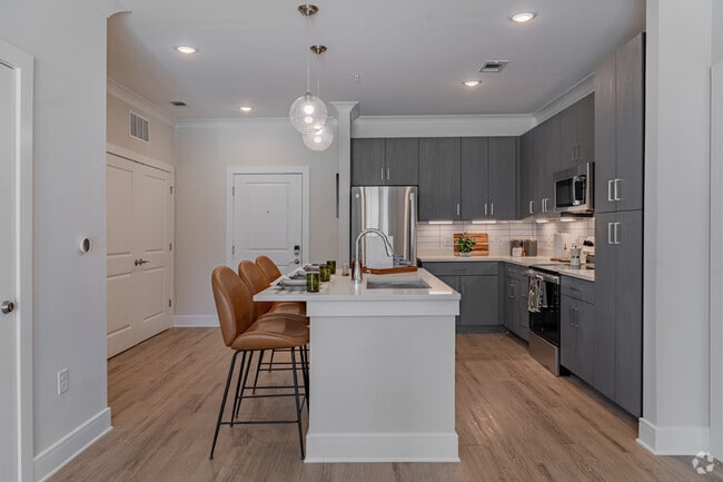 2BR, 2BA - 1,116SF - Kitchen - The Lofts at Knightdale Station