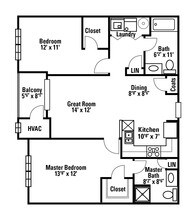 rochester village apartments at park place cranberry township pa floorplan