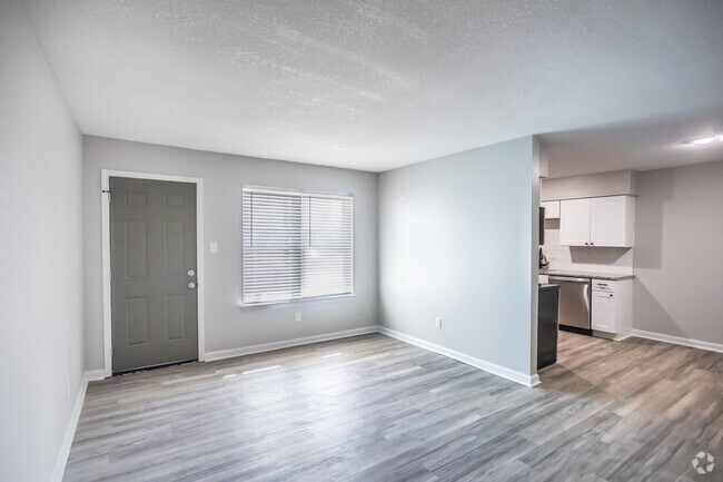 1HAB, 1BA - 550 ft² - Sala de estar - The Den Apartments, Bldg 3562