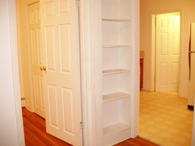 bedroom left; kitchenf right - 24 Broadway