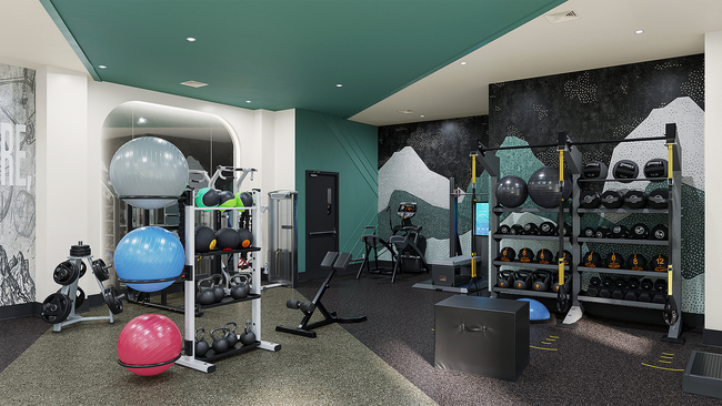 Fitness Center - The Standard at Four Corners Apartments