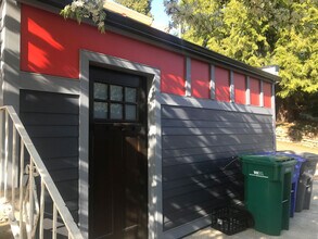 This is the street view, the entry to Unit B is around the right corner here, along the parking spot - 831 NE Holland St