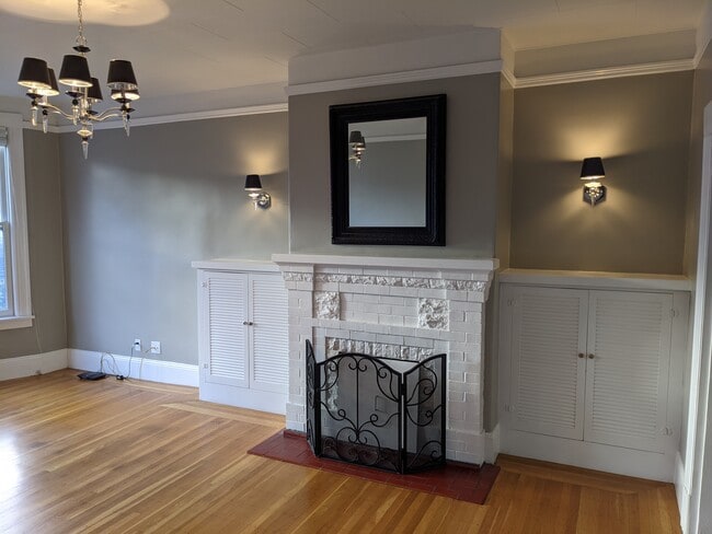 Living Room Fireplace - 159 Hartford St