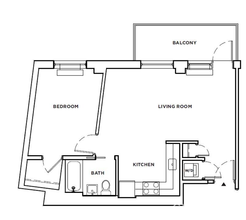 Primary Photo - 1 bed in Doorman Building, No Fee