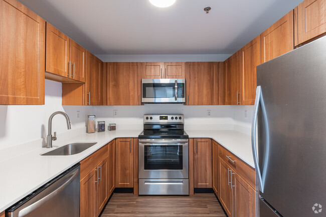 1 BR, 1 BA - 950SF - Kitchen - The Residences at Christina Landing