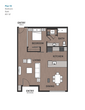 1 Bedroom Plan 1H