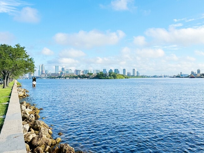 Enjoy the views as you walk around the island. - Davis Islands Apartments