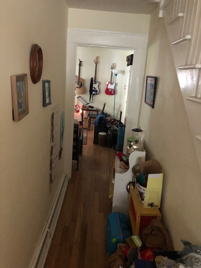 Front of apartment hallway, leads to dining room - 317 E Falls St