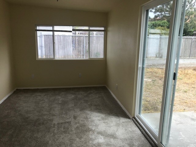 back bedroom with slider to backyard - 1238 5th St